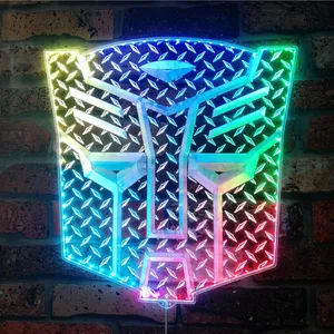 Transformers Optimus Prime Icon RGB LED Sign