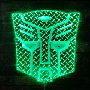 Transformers Optimus Prime Icon RGB LED Sign