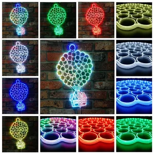 Up House Balloons RGB LED Sign