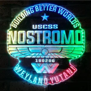 USCSS Nostromo Logo RGB LED Sign