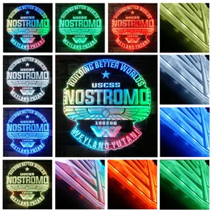 USCSS Nostromo Logo RGB LED Sign