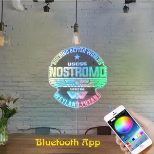 USCSS Nostromo Logo RGB LED Sign