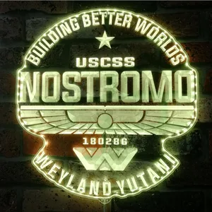 USCSS Nostromo Logo RGB LED Sign