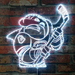 Vancouver Canucks Bardown RGB LED Sign