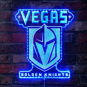 Vegas Golden Knights Logo RGB LED Sign