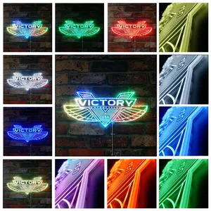 Victory Motorcycles Logo RGB LED Sign