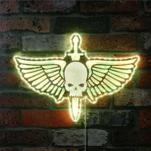 Warhammer 40k Space Marine Logo RGB LED Sign