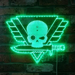 Warhammer Kill Team Logo RGB LED Sign
