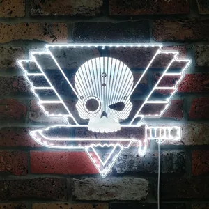 Warhammer Kill Team Logo RGB LED Sign