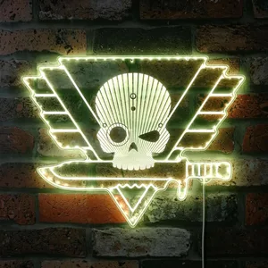 Warhammer Kill Team Logo RGB LED Sign