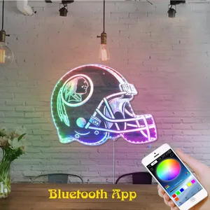 Washington Redskins Helmet Logo RGB LED Sign