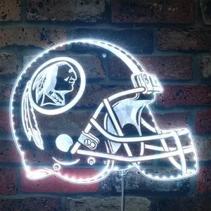 Washington Redskins Helmet Logo RGB LED Sign