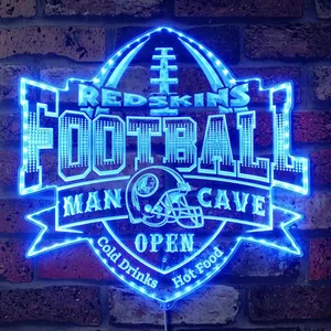 Washington Redskins Man Cave RGB LED Sign