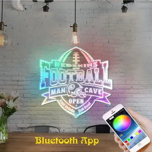 Washington Redskins Man Cave RGB LED Sign