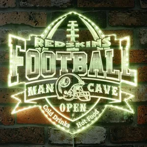 Washington Redskins Man Cave RGB LED Sign