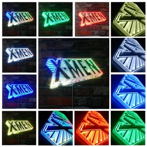 X-Men Logo RGB LED Sign