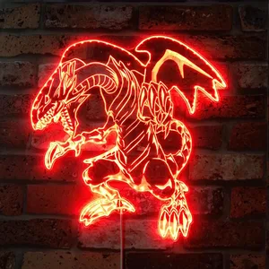 Yu-Gi-Oh Blue-Eyes White Dragon RGB LED Sign