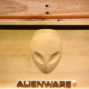 Alienware Wood Sign