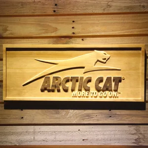 Arctic Cat All Terrain Wood Sign