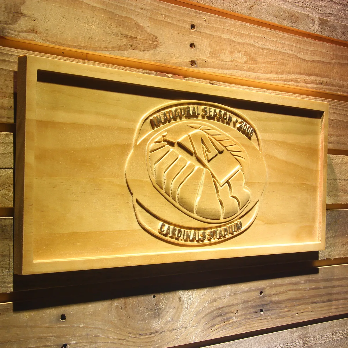 Arizona Cardinals Cardinals Stadium Inaugural Season Wood Sign - Legacy Edition