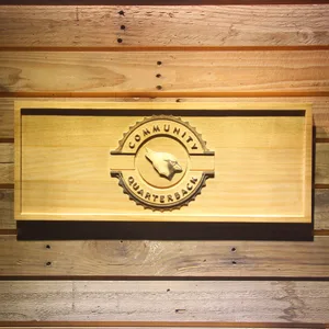 Arizona Cardinals Community Quarterback Wood Sign - Legacy Edition