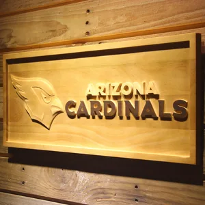 Arizona Cardinals Wood Sign