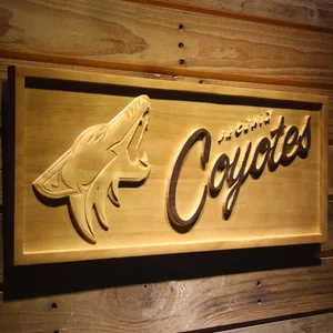 Arizona Coyotes Wood Sign - Legacy Edition