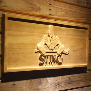 Arizona Sting Wood Sign