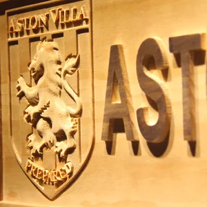 Aston Villa FC Wood Sign - Legacy Edition