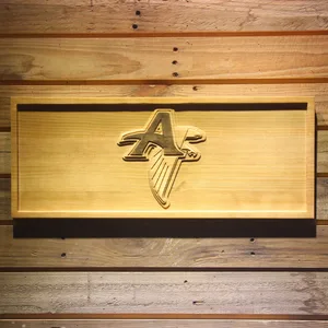 Atlanta Falcons 1998-2002 A Wood Sign - Legacy Edition