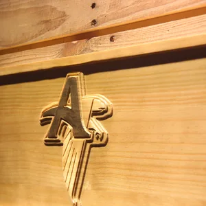 Atlanta Falcons 1998-2002 A Wood Sign - Legacy Edition