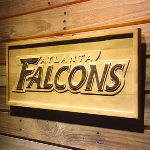 Atlanta Falcons 1998-2002 Logo Wood Sign - Legacy Edition