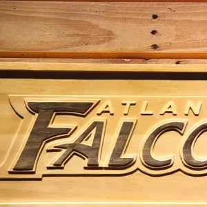 Atlanta Falcons 1998-2002 Logo Wood Sign - Legacy Edition