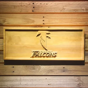 Atlanta Falcons 1998-2002 Wood Sign - Legacy Edition