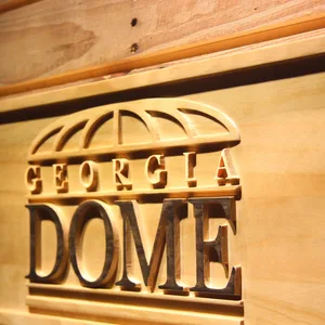 Atlanta Falcons Georgia Dome Wood Sign