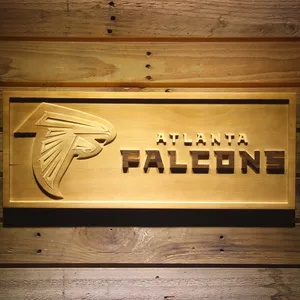 Atlanta Falcons Wood Sign