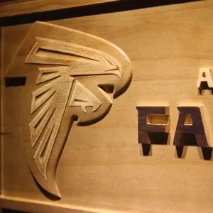 Atlanta Falcons Wood Sign