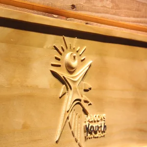 Atlanta Falcons Youth Foundation Wood Sign - Legacy Edition