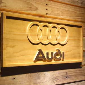 Audi Wood Sign