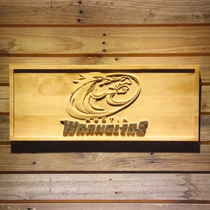 Austin Wranglers Wood Sign - Legacy Edition