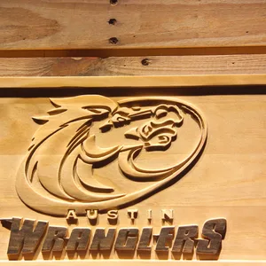 Austin Wranglers Wood Sign - Legacy Edition