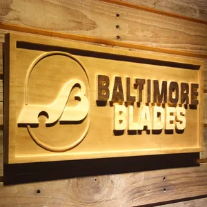Baltimore Blades Wood Sign - Legacy Edition
