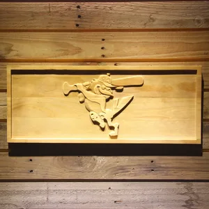 Baltimore Orioles 1 Wood Sign
