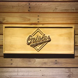 Baltimore Orioles 1995-2008 Wood Sign - Legacy Edition