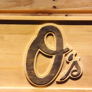 Baltimore Orioles 2 Wood Sign