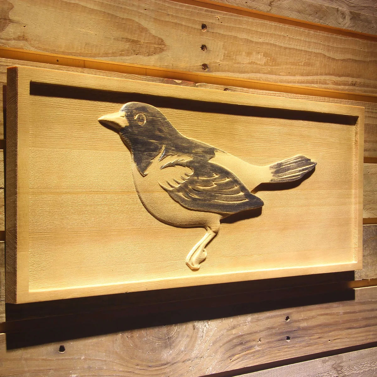 Baltimore Orioles 5 Wood Sign