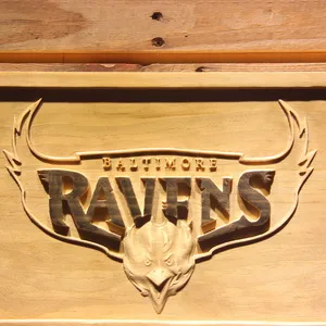 Baltimore Ravens 1996-1998 Wood Sign - Legacy Edition