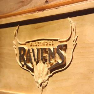 Baltimore Ravens 1996-1998 Wood Sign - Legacy Edition