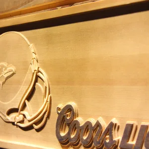 Baltimore Ravens Coors Light Helmet Wood Sign
