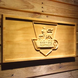 Barclays Premiership Budweiser Wood Sign - Legacy Edition